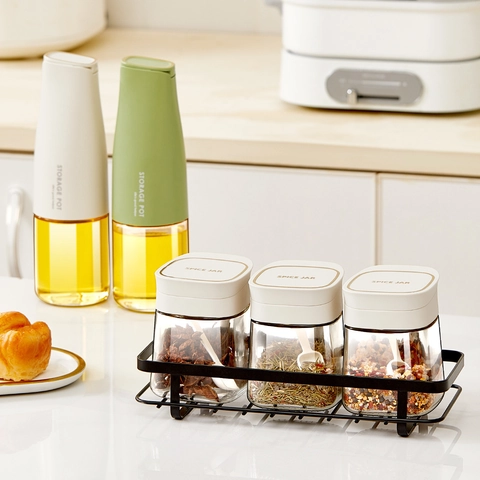 Botella Dispensadora De Aceite De Vidrio Tapa Automática De Gravedad A Prueba De Fugas Contenedor De Vinagre Cocina