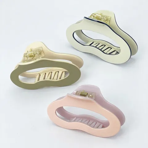 Molletta Per Capelli In Acetato Forma Di Nuvola Texture Elegante Fermaglio Shark Per Donne Ragazze