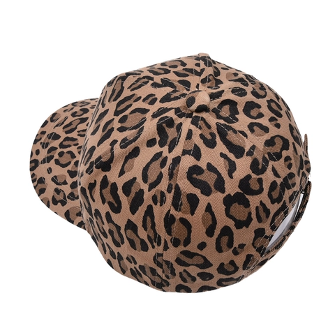 Baseballkappe Mit Leopardenmuster Baumwolle Mode Verstellbar Sonnenschutz Hut Outdoor Freizeit Streetwear Für Damen Herren