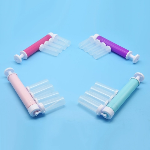 Manual Cake Airbrush Spray Gun Cake Decorating Tool Coloring Pump Plastic Duster For Baking Mousse Dessert