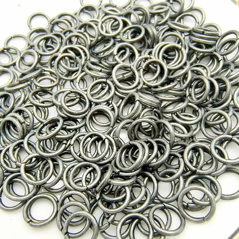 Iron Open Jump Rings Connectors For Jewelry Making DIY Handcrafted Hand Made Vintage Style Metal Findings