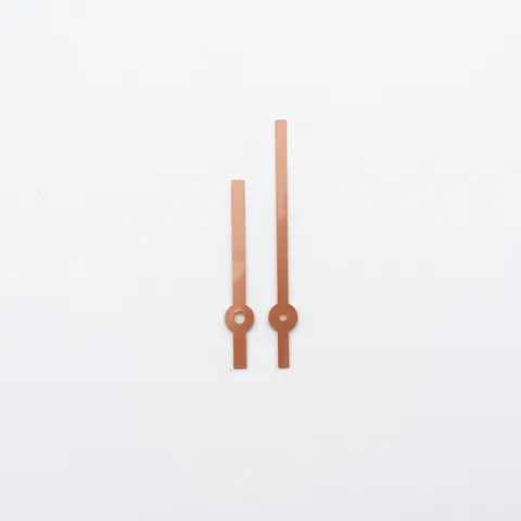 Lancette Orologio Minimaliste Alluminio Parti Ricambio Orologio Quarzo Ora Minuto Riparazione DIY Oro Rosa 284