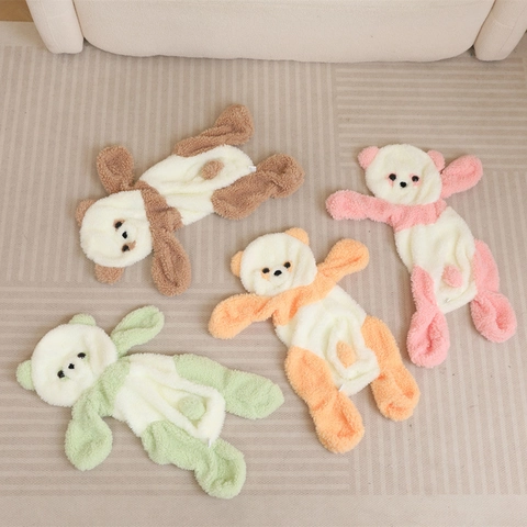 Long Panda Teddy Bear Plush Toy Shell Semi-finished Empty Skin Body Pillow Cover Soft Animal Cuddly Home Decor Gift
