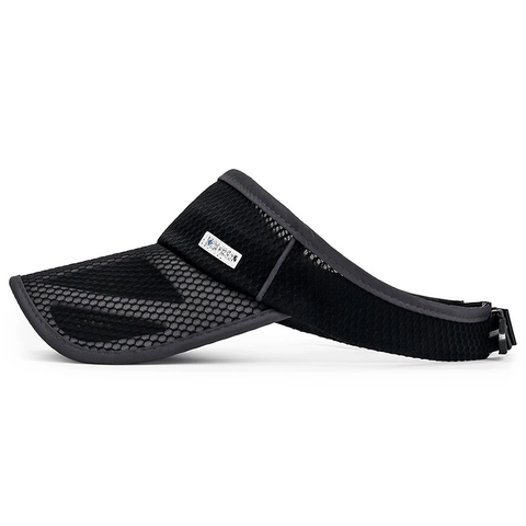 Visiera Sportiva In Mesh Traspirante Cava Per Corsa Tennis Cappello Senza Top Cinturino Riflettente Regolabile Uomo Donna