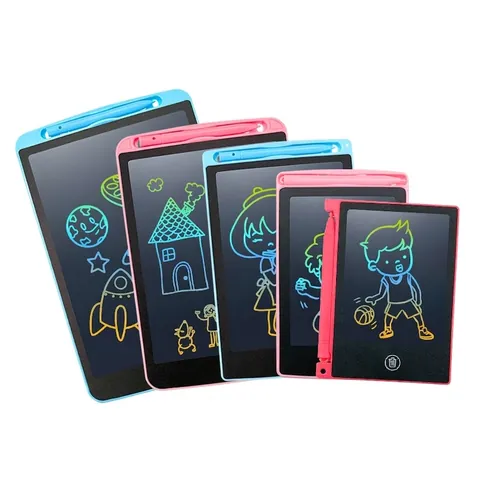 LCD Writing Tablet Electronic Drawing Board Erasable Portable Educational Toy With Stylus Pen Colorful Screen Kids Boys