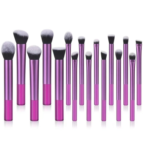 Professionelle Make-up-Pinsel Für Puder Rouge Lidschatten Concealer Mit Synthetikfasern Aluminiumrohr Acrylgriff
