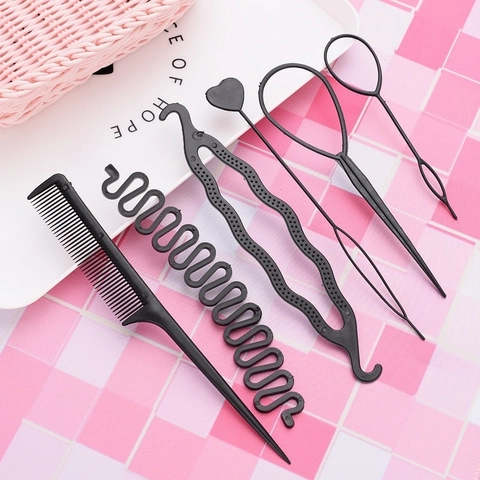 Haar Styling Tools Plastic Hars Flexibel Vlechten Accessoire Knot Maker DIY Salon Thuisgebruik Voor Vrouwen Meisjes Prof