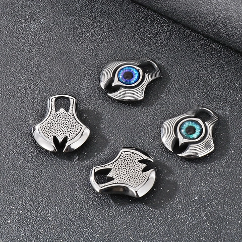 Colgante Ojo De Demonio Acero Inoxidable Punk Gótico Retro Joyería Para Hombres Mujeres Club Halloween Accesorio