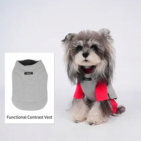 Haustier Hund Jumpsuit Rippstrick Baumwolle Ganzkörper Body Warmer Rollkragen Schlafanzug Für Kleine Hunde Katzen