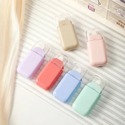 Correction Tape Smooth Gear Plastic Portable High Opacity Stationery Retro Morandi Macaron Colors For Students And Office