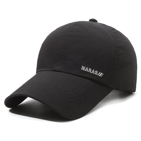 Quick Drying Baseball Cap Breathable Laser Cut Holes Sun Protection Outdoor Sports Fishing Hat For Men Women