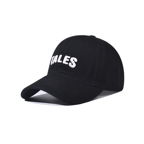 Baseball Cap Cotton Tales Letter Embroidery Distressed Adjustable Sun Protection Streetwear For Men Women