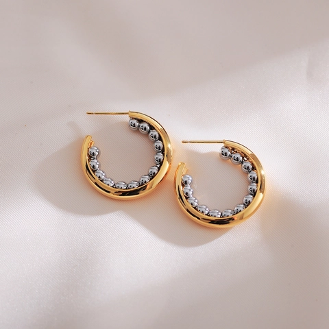 Elegante Kupfer Stern Und Oval Ohrstecker Für Damen Minimalistische Gold Silber Plattierte Geometrische Ohrringe Schmuck Geschenk