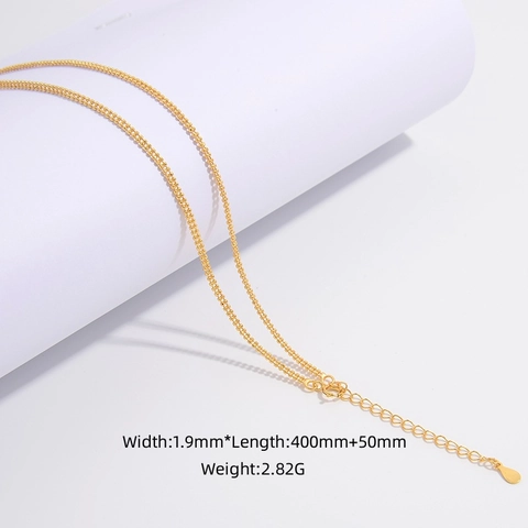 925 Sterlingsilber Rundperlen Kette Halskette Für Damen Minimalistische Zierliche Kugel Gliederkette Schlüsselbeinkette Schmuck Geschenk