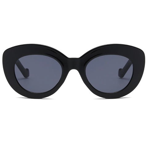 Occhiali Da Sole Cat Eye Retro Montatura Ovale Spessa Protezione UV400 Moda Y2K Eyewear Per Donne Uomini Viaggio