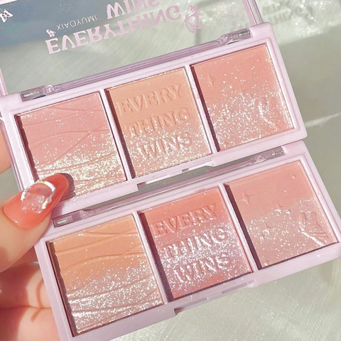 Palette Fard Multicolore Polvere Opaca Brillante Illuminante Ombretto Contorno Trucco Naturale Lunga Durata