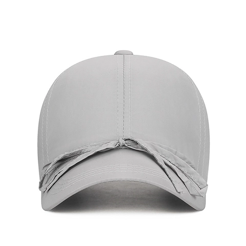 Women Baseball Cap Bow Tie Quick Dry Polyester Breathable Outdoor Sunshade Adjustable Windproof Strap Summer Fashion Casual