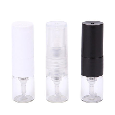 Portable Refillable Perfume Spray Bottle Glass Empty Container Fine Mist Travel Atomizer Liquid Decant Accessories