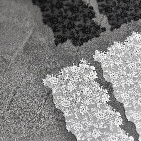 Adesivi Per Unghie In Pizzo Retrò Giapponese Ultrasottili Adesivi Nero Bianco Floreale Manicure Decalcomanie Vintage