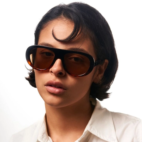 Gafas De Sol Retro Oversized One-piece Para Hombre Mujer Moda Montura PC Protección UV400 Gafas Streetwear Trendy