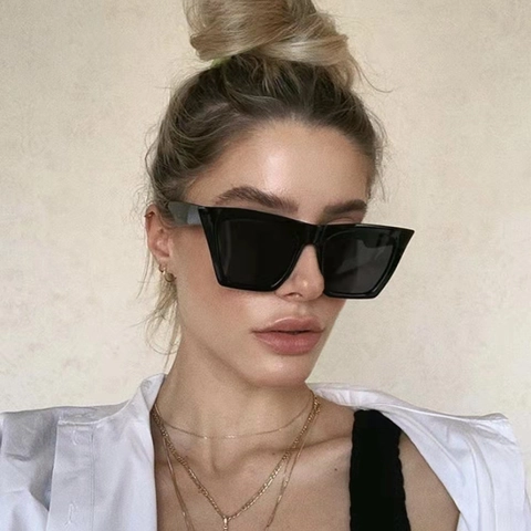 Mode Quadratische Grosse Rahmen Sonnenbrille PC Material UV400 Schutz Retro Oversized Brillen Herren Damen Outdoor