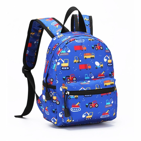 Kids Backpack School Bag Waterproof Oxford Cloth Cartoon Print Ergonomic Lightweight For Boys Girls Students