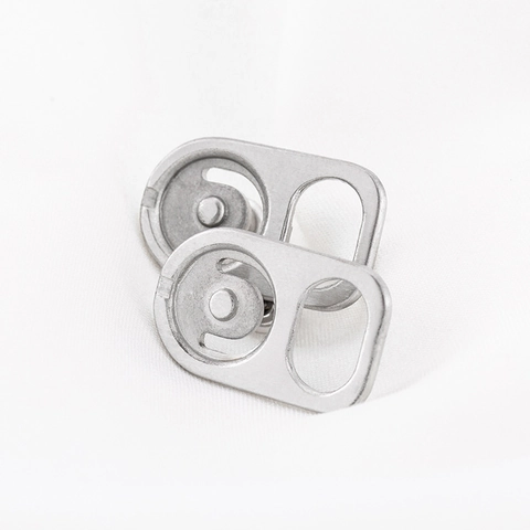 Creative Soda Can Pull Tab Stud Earrings Titanium Steel Electroplated Geometric Street Fashion Unisex Personalized Jewelry Gift
