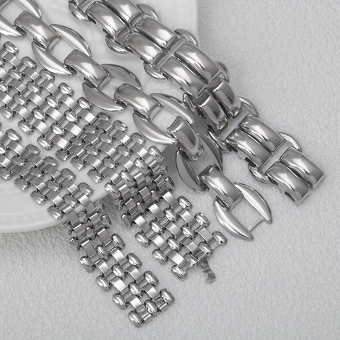 Cadena De Acero Inoxidable Para Hacer Joyas DIY Eslabón Semiacabado Para Collar Pulsera Bolso Accesorio Hecho A Mano