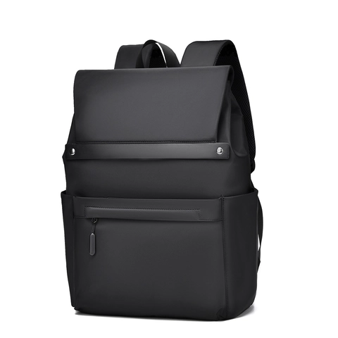 Men Casual Backpack Oxford Cloth Water Resistant Large Capacity Travel Laptop Bag Breathable Streetwear