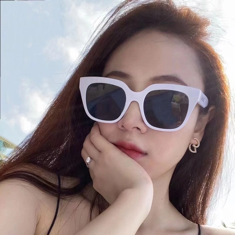 Retro Square Oversized Sunglasses PC Frame AC Lens UV400 Protection Vintage Trendy Eyewear For Outdoor Party Fashion