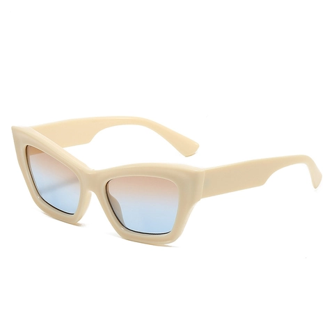 Occhiali Da Sole Occhio Di Gatto Vintage Retro Moda Protezione UV400 Montatura PC Esterno Viaggio Donna