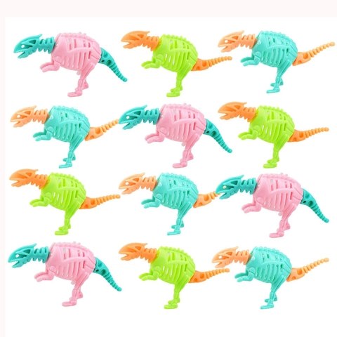 Dinosaurus Skelet Montage Speelgoed Plastic DIY 3D Puzzel Model Kleurrijke Afneembare Educatieve Skelet Model Voor Kinderen