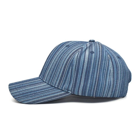 Cappello Da Baseball A Righe In Cotone Regolabile Retro Casual Visiera Curva Cappello Da Sole Per Uomo Donna