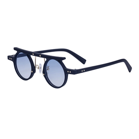 Retro Round Sunglasses Steampunk Style With Star Rivets PC Frame UV400 Fashion Eyewear For Men Women