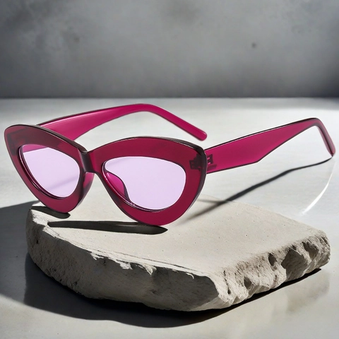 Occhiali Da Sole Retro Occhio Di Gatto Protezione UV400 Montatura In PC Leggera Lenti AC Moda Streetwear Per Uomo E Donna