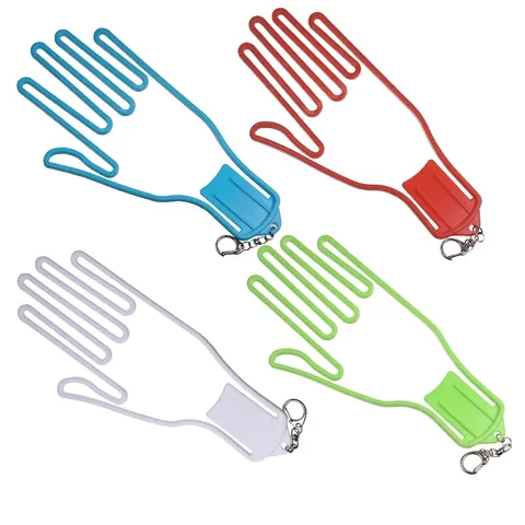 Golf Handschuhspanner Kunststoff Handform Handschuhhalter Mit Schlüsselbundhaken Schutz-Trockner-Hänger Stützrahmen Sportzubehör