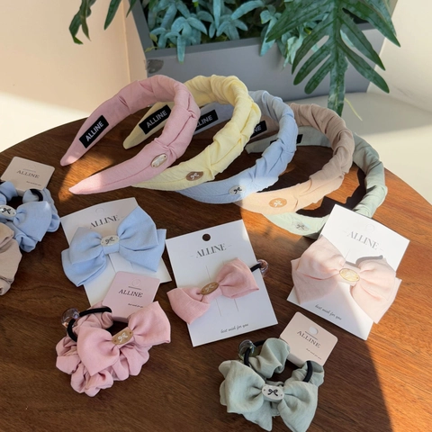 Accessori Per Capelli Con Fiocco Dolce Stile Coreano Cerchietto Pieghettato Elastici Fermagli Per Donne Ragazze
