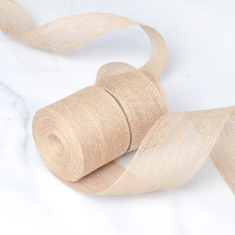 Natural Jute Ribbon Twine Rolls Hessian Webbing For Gift Wrapping DIY Crafts Wedding Party Decoration Rustic Vintage Style