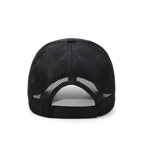 Casquette De Baseball En Filet Respirante Trucker Chapeau Lettre Brodée Sport Plein Air Protection Solaire Réglable Mixte