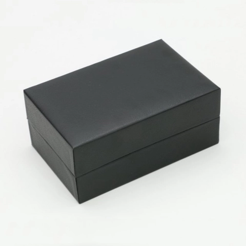 Fashion PU Leather Watch Box With Plastic Base Jewelry Set Box Flip Cover Watch Storage Display Box Gift Packaging Case