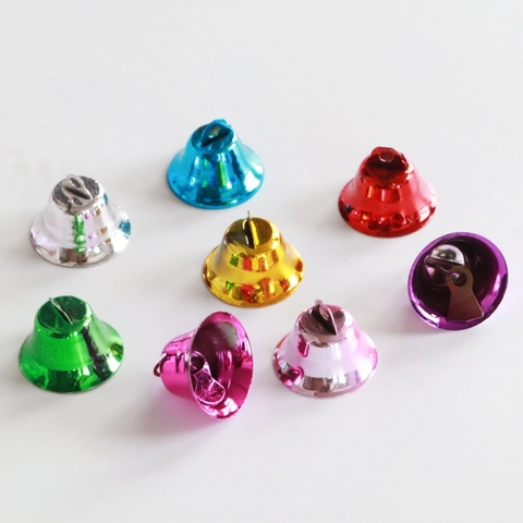 Campanellini In Metallo Colorati Piccolo Pendente In Ferro Forma Tromba Decorativo Per Natale Artigianato DIY Animali