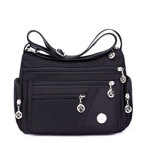 Waterproof Oxford Cloth Multi Pocket Crossbody Bag Large Capacity Shoulder Handbag For Women Casual Daily Travel