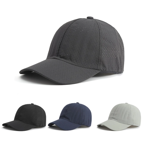 Atmungsaktive Baseballkappe Laser Perforiertes Mesh Schnell Trocknend Outdoor Sonnenschutz Sporthut Für Herren Damen Unisex