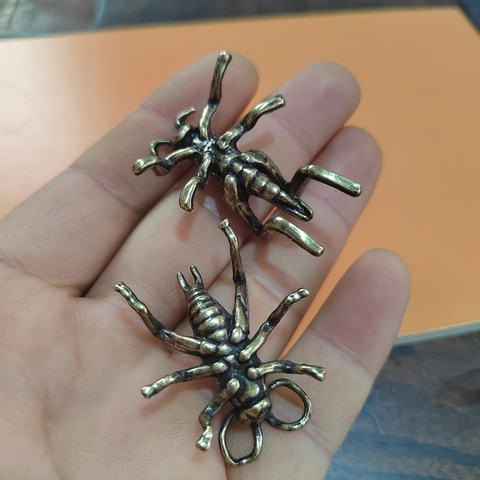 Vintage Brass Metal Insect Animal Miniature Figurine Retro Craft Ornament For Desk Table Home Decor