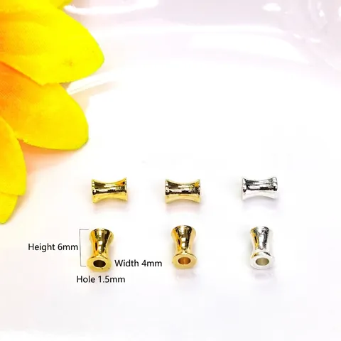 Botvorm Zandloper Afstandskralen Koper Verguld DIY Armband Ketting Sieraden Maken Accessoires