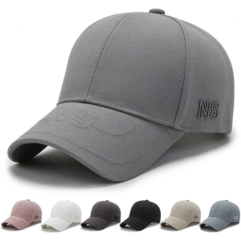 Unisex Baseball Cap Breathable Polyester Mesh NS Letter Embroidery Adjustable Outdoor Sun Protection Hat