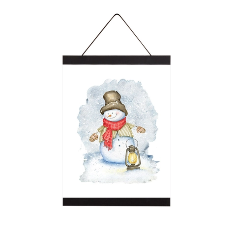 Appendi Poster Magnetico In Legno Cornice Sospesa Decorazione Murale Minimalista Per Opere D'arte E Foto
