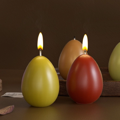 Multi Cavity Egg Shaped Silicone Mold For DIY Candle Resin Casting Chocolate Baking Easter Party Decor