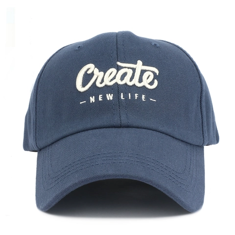 Baseballpet Katoen Verstelbare Gesp Borduurwerk Create Casual Sportief Zonbescherming Hoed Heren Dames