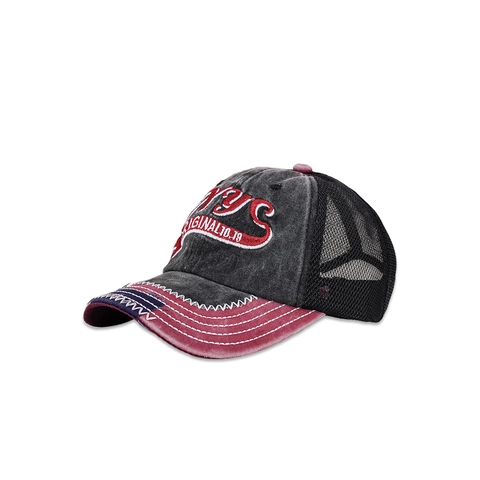NYC Original Ricamo Cotone Lavato Mesh Trucker Hat Vintage Cappellino Da Baseball Streetwear Regolabile Accessorio Per Protezione Solare